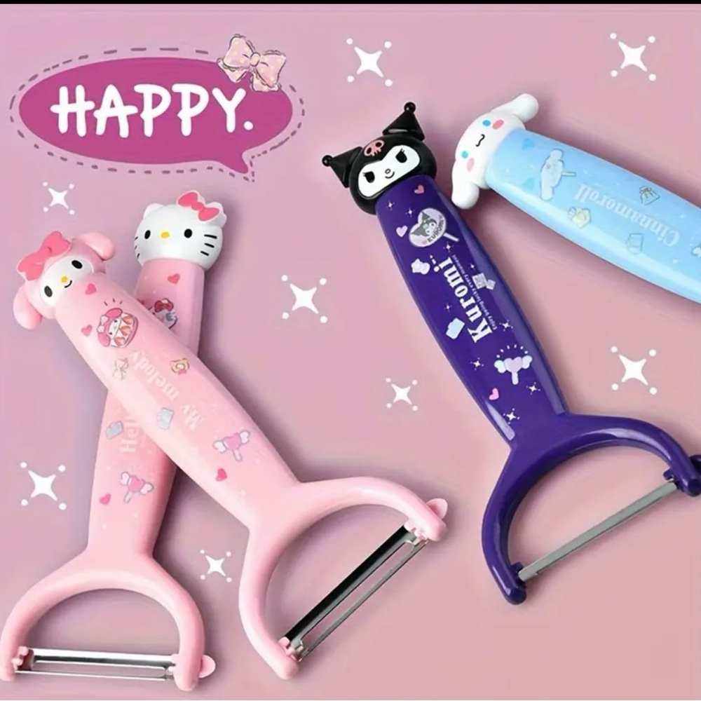 Sanrio My Melody Stainless Steel Fruit Peeler Tool for Effortless Peel… - Picture 9 of 11